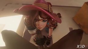 Overwatch [ Witch D.Va ] By X3D