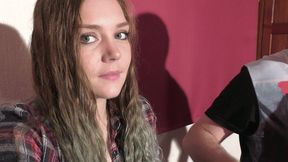 Sophie Films Herself Biting Her Slave (4K)