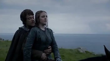 Yara Greyjoy hot moments game of thrones Gemma Whelan and Indira Varma.