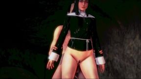 Virtual Reality V-girl Nun gets tied up in a BDSM scenario involving rope
