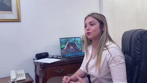 Doctor Destroys Her Tight Ass Hole