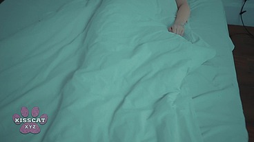 Step Mom Catches Step Dad Cumming Inside Step Daughter Amber Kawaii and Fucks Hard in Shared Bed