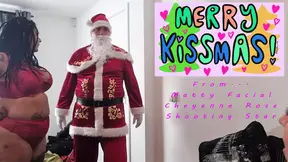 Naughty Santa gets his cock sucked by 2 hot amateur Milfs