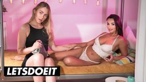 Wild Lesbian Orgasmic Encounter with Selvaggia and Alyssia Kent