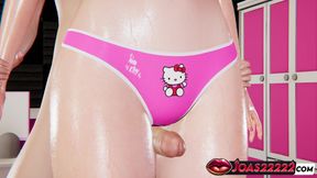 E-Girl Miela: 3D Hentai Thighjob Fetish, POV Missionary Fuck, and Prone Bone Pose Leading to Creampie for Wet Ass