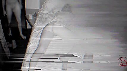 Night Vision Threesome Gone Wild: Two Hot Chicks Fuck a Lucky Dude in the Dark