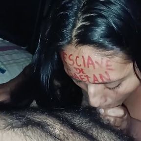 Blowjob with facial cumshot to my indian stepdaughter