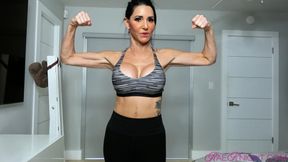 Do You Like Step-Mommy's Oiled Boobies and Biceps-1080p