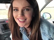 She gave her first blowjob in car