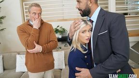 Good FMM hardcore pound with a young blonde model Emma Rosie