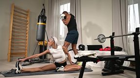 boxing babe veronica leal enjoys dp from her bbc trainers gp2889