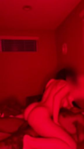 Roomate Riding in Red Room For Rent Rated R