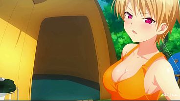 He made a cumshot to a hot girl at night