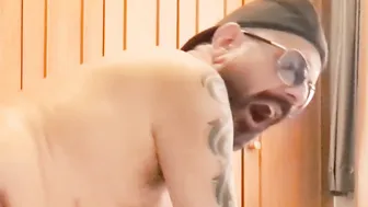 Interracial Anal Fuck and Deepthroat with Two Gay Studs