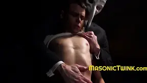 Obedient Twink Takes Orders from Priest in Hot Confessional BJ – 18+