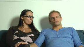 Busty Tattooed German MILF fucked in hot threesome