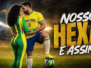 BRAZIL AT THE 2026 WORLD CUP: SIXTH TITLE OR SEX? PORN: CHAMPION'S EJACULATION WITH A BEAUTIFUL AND
