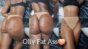 Ebony babe oiling her Ass_ Asswhorship