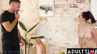 ADULT TIME - Skeptical Stepdad Receives The BEST NURU STROKES From PAWG Masseuse Nickey Huntsman