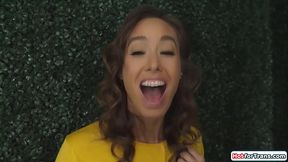 Shemale Jade Venus fucks lady for squirt