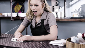 ”PURE TABOO 18yo waitress Lily Larimar & her BF fucking in a bar”