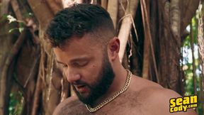 SEAN CODY - Holden's Dream Comes True As He Gets Spit-Roasted In The Woods And Takes Three Loads On His Face
