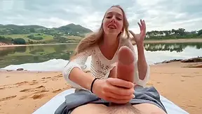 Curvy Girls Early Morning Fuck On The Lakeshore With Lina Paige, Mary Popiense And Petite Blonde