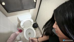 Horny cheater helps me with my penis