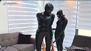 Inflatable Suit Edging and Denial, T1 Getting Huge in Heavy Rubber - Alex Latex