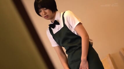 Japanese teen waitresses get a remote control vibrator inserted in the restaurant and fucked in the bathroom