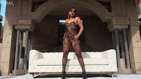 Africa Danger's Fishnet Tease