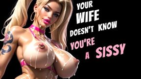 YOUR WIFE DOESN'T KNOW YOU'RE A SISSY 10 minute AUDIO ONLY ASMR