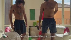 Marte and Joe degrade the slave Bino – Part 1