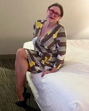 When a fan walks in on Ms. Sally after work