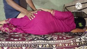 Hot Amrita aunty sex in house Hindi audio.