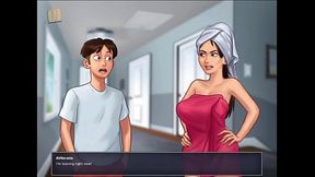 Summertime Saga 4, Watching Sexy Jamie In The Shower