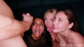 wild orgy - three sluts angie lynx catherine knight yasmina khan make married brothers cheat