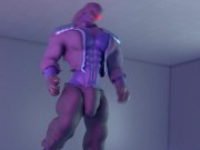 Wao's Sudden hyper muscle growth animation