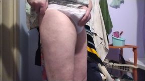 New panties, new vibration toy, anal pleasure and cum