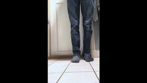 Diaper Boy Pissed His Pants in Soaked Jeans