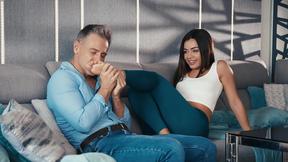 ”Martina Smeraldi & Totti Enjoy a Rewarding Day of Pleasure in A Good Day's Work”
