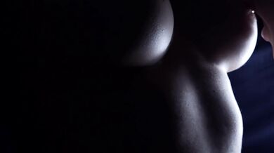 Licking perky nipples MASSAGE THE BREASTS she gets loud with a nipper orgasm