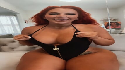 milf in black bikini