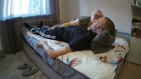 Mother-in-law sucks all the sperm to the last drop