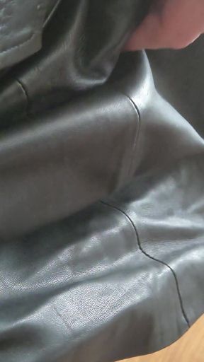 Edging in a Leather Skirt