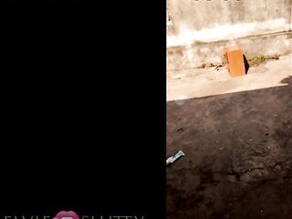 phone masturbation with ElvieSlutty outdoors - Part 2