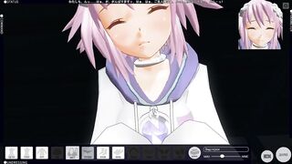 3D ANIMATED point of view Neptunia Riding your Dick inside the Forest House