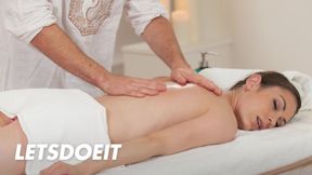 ”Sensual Russian Massage Leads to Hardcore Muff Pounding - LETSDOEIT”