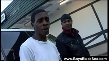 Blacks Thugs Breaking Down Hard Sissy White Boys 22