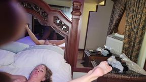 Hotwife Gets BBC Creampie & Juicing During Layover